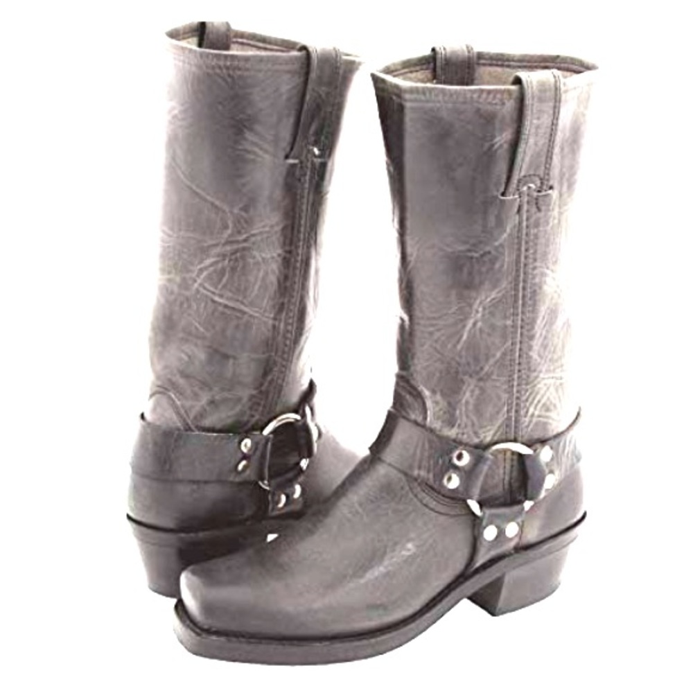 Frye Harness Boots - Charcoal Gray - Women’s 8.5 M